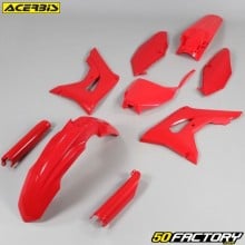 Kit de carenagens Honda CRF XNUMX R, RX  (XNUMX - XNUMX), XNUMXR, RX  (XNUMX - XNUMX) Acerbis  vermelho