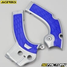 Frame protectors Yamaha YZF 250 (2017 - 2018), 450 (2016 - 2017), WR-F 250 ... Acerbis  X-Grip gray and blue