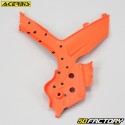 Frame protectors KTM SX, SX-F 125, 250, 350, 450 (since 2019), 150 (2019 - 2020) Acerbis  X-Grip oranges and blacks