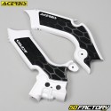 Frame guards Kawasaki KX, KXF 250 4 (since 2021), 450 (since 2019) Acerbis  X-Grip white and black