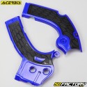 Protections de cadre Yamaha YZF 250 (2017 - 2018), 450 (2016 - 2017), WR-F 250... Acerbis X-Grip bleues et noires