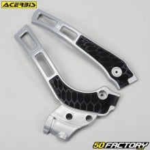 Frame protectors Yamaha YZ, WR 125, 250 (since 2006), Fantic XE, XX (since 2021) Acerbis  X-Grip gray and black