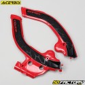 Frame protectors Beta RR 125, 200, 250, 300, 350... (since 2020) Acerbis  X-Grip red and black