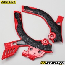 Protectores de chassi Beta RR 250, 300, 350, 450... (2013 - 2019) Acerbis  X-Grip vermelho e preto