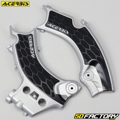 Honda CRF 250 R, 300 frame guards RX (since 2022), 450 R, RX (Since 2021) Acerbis  X-Grip gray and black