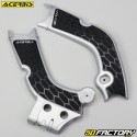 Frame guard protection covers Honda CRF 250, 300 R, RX (2020 - 2021), 450R, RX (2019 - 2020) Acerbis  X-Grip gray and black