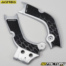 Protector de chasis cubre cuadro Honda CRF 250, 300 R, RX (2020 - 2021), 450R, RX (2019 - 2020) Acerbis  X-Grip gris y negro