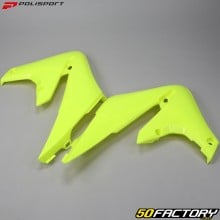 Rejillas de radiador Yamaha YZF 250 (2019 - 2023), 450 (2018 - 2022)... Polisport amarillo neón