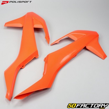 KTM radiator cowls SX 125, 150, SX-F 250, 350, 2016... (2018 - XNUMX) Polisport oranges