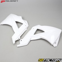 Carenados delanteros Gas Gas EC125, 250, 300 (2010 - 2011) Polisport blancos