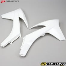 KTM EXC Radiator Gills 125, 200, 250, 300... (2012 - 2013) Polisport white