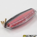 White rear light with red leds blackout with license plate light