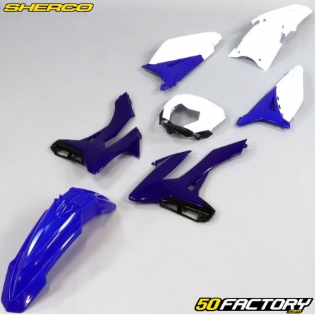 Kit de carenagem Sherco SM-R  XNUMX (XNUMX - XNUMX) azul e branco