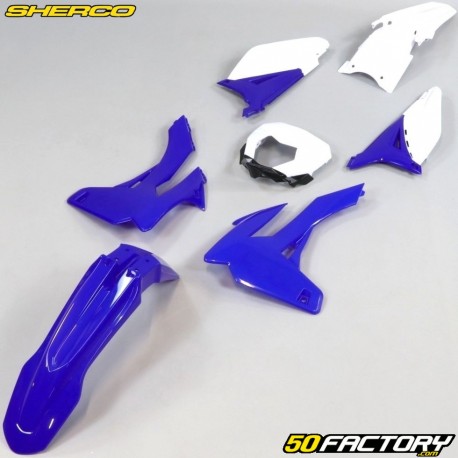 Kit carénages Sherco SE-R 50 (depuis 2018) bleu et blanc