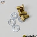 Patte de fixation de garde boue avant (avec rivets et rondelles) MBK 51 Magnum Racing MR1, Rock Racing Moped Classic