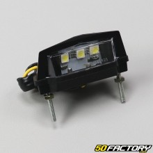 Black license plate light lighting adaptable to v1 LEDs