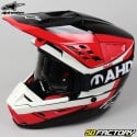 Helmet cross Alpinestars S-M5 black and red beam