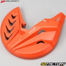 Front brake disc guard (without brackets) KTM EXC, SX, Husqvarna FC, Yamaha YZF, Honda CRF... Polisport Orange