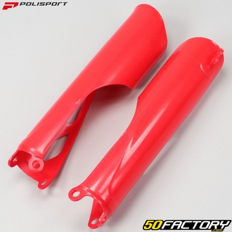 Protectores de horquilla Honda CRF 250 R, RX (desde 2018), 450 R, RX (2017 - 2020) Polisport rojo