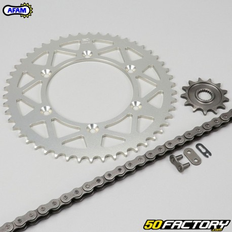 Kit catena 13x50x114 Yamaha YZF250 (2014 - 2021) Afam grigio