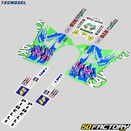 Kit déco Kawasaki KX 125, 250 (1992 - 1993) Tecnosel Team 1993