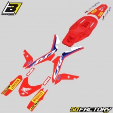 Kit gráfico com capa de assento Honda CRF 450 R (2021) Blackbird Equipe HRC