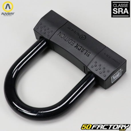 SRA Auvray Black Edition Approvato U-Lock 85x100 mm
