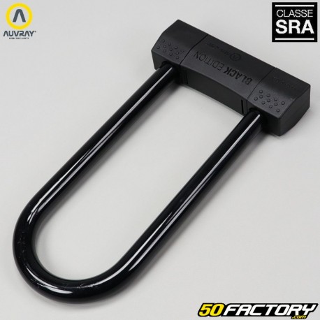 SRA Auvray Black Edition Approved U-Lock 85x230 mm