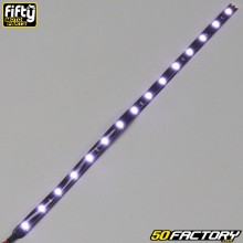 Tira blanca 15 leds 30 cm con conector Fifty