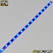 Tira azul de 15 leds de 30 cm con conector Fifty