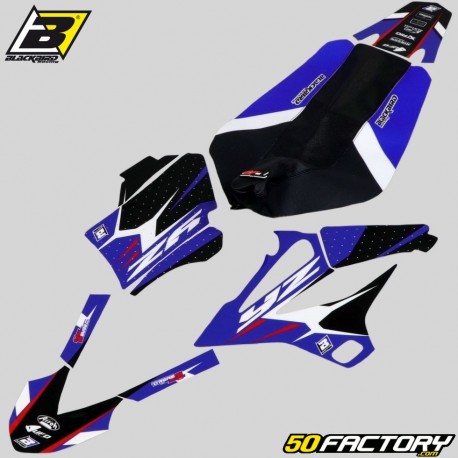 Kit grafico con coprisedile Yamaha YZ85 (2015 - 2021) Blackbird Sogno 4