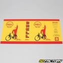 Adesivo de lata de óleo Shell Solex 2L