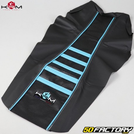 Seat cover Derbi Senda,  Gilera SMT,  RCR (2011 - 2017)...KRM Pro Ride turquoise