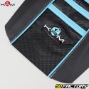 Seat cover Derbi Senda,  Gilera SMT,  RCR (2011 - 2017)...KRM Pro Ride turquoise