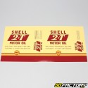 Adesivo per lattine di olio Shell 2 2L