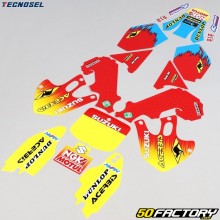 Kit de decoração Suzuki RM 125, 250 (1999 - 2000) Tecnosel Team 1999