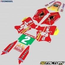 Kit grafiche adesivi Suzuki RM 125 (250 - 1996) Tecnosel Team 1998