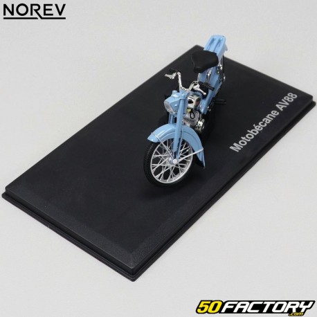 Miniatura ciclomotor 1/18e Motobécane AV88 blue Norev