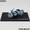 Ciclomotore in miniatura 1/18e Motobécane AV88 blu Norev