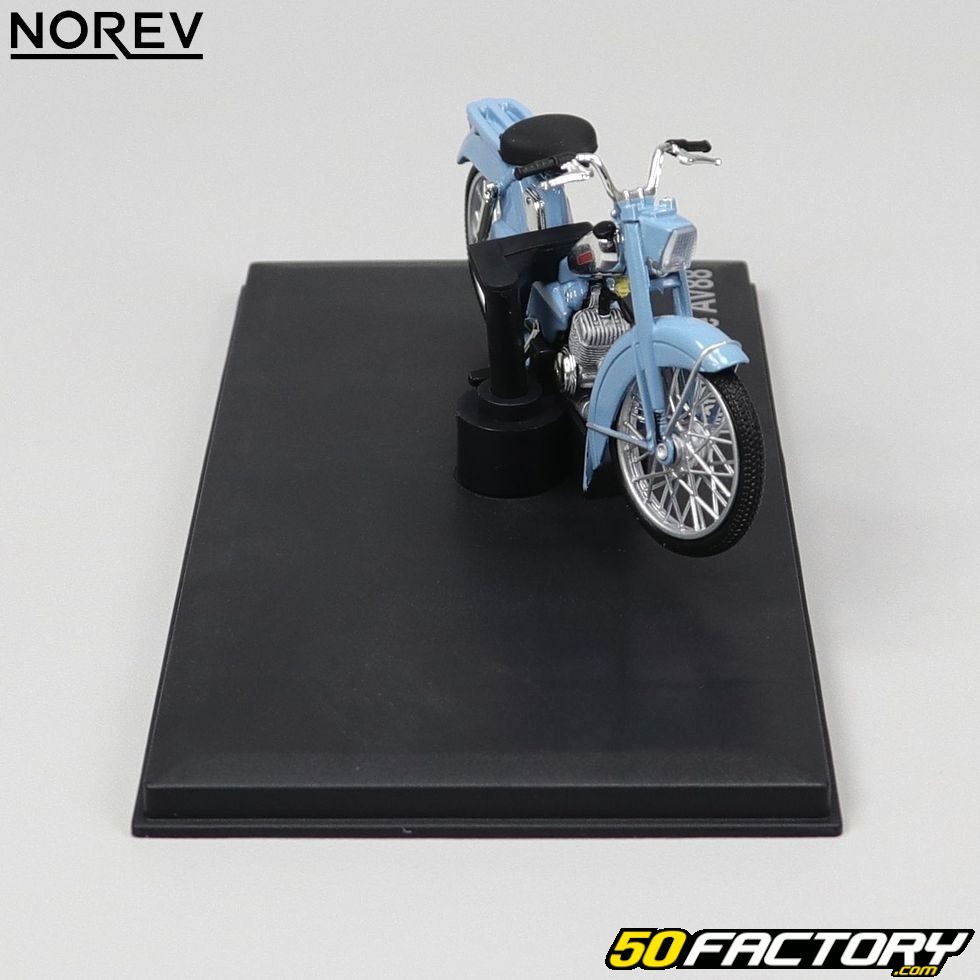 Cyclomoteur miniature 1/18e Motobécane AV88 bleu Norev – Miniature mob