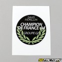 Sticker David Morillon champion of France 94 G2 Ã˜50mm