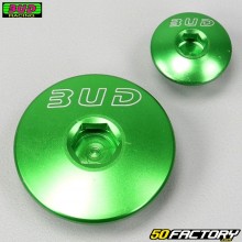 Bouchons de carter d'allumage Kawasaki KXF, KX 250 (depuis 2010), 450 (depuis 2006) Bud Racing verts