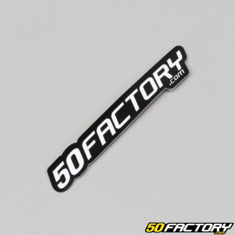 Sticker 50 Factory 6 cm black