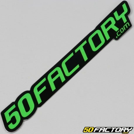 Sticker 50 Factory 12 cm green