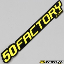 Sticker 50 Factory 12 cm jaune