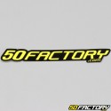 Sticker 50 Factory 12 cm jaune