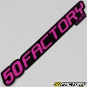 Sticker 50 Factory 12 cm purple