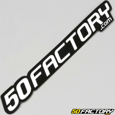 Pegatina 50 Factory 18 cm negro