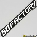 Sticker 50 Factory 18 cm black
