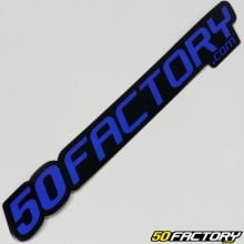Sticker 50 Factory 18 cm bleu